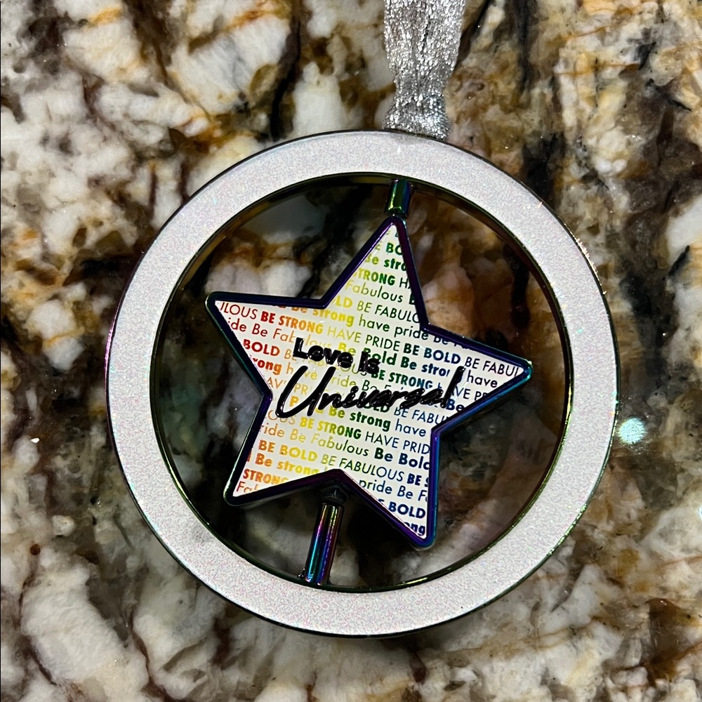 Universal Studios Love is Universal ornament